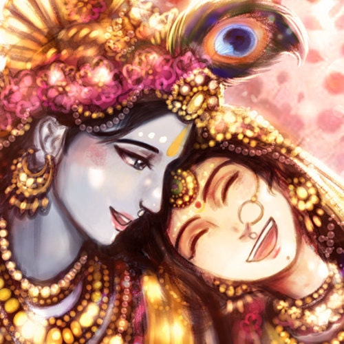 HD wallpaper 3d anime bal radhe krishna cute Hd Wallpaper Flare